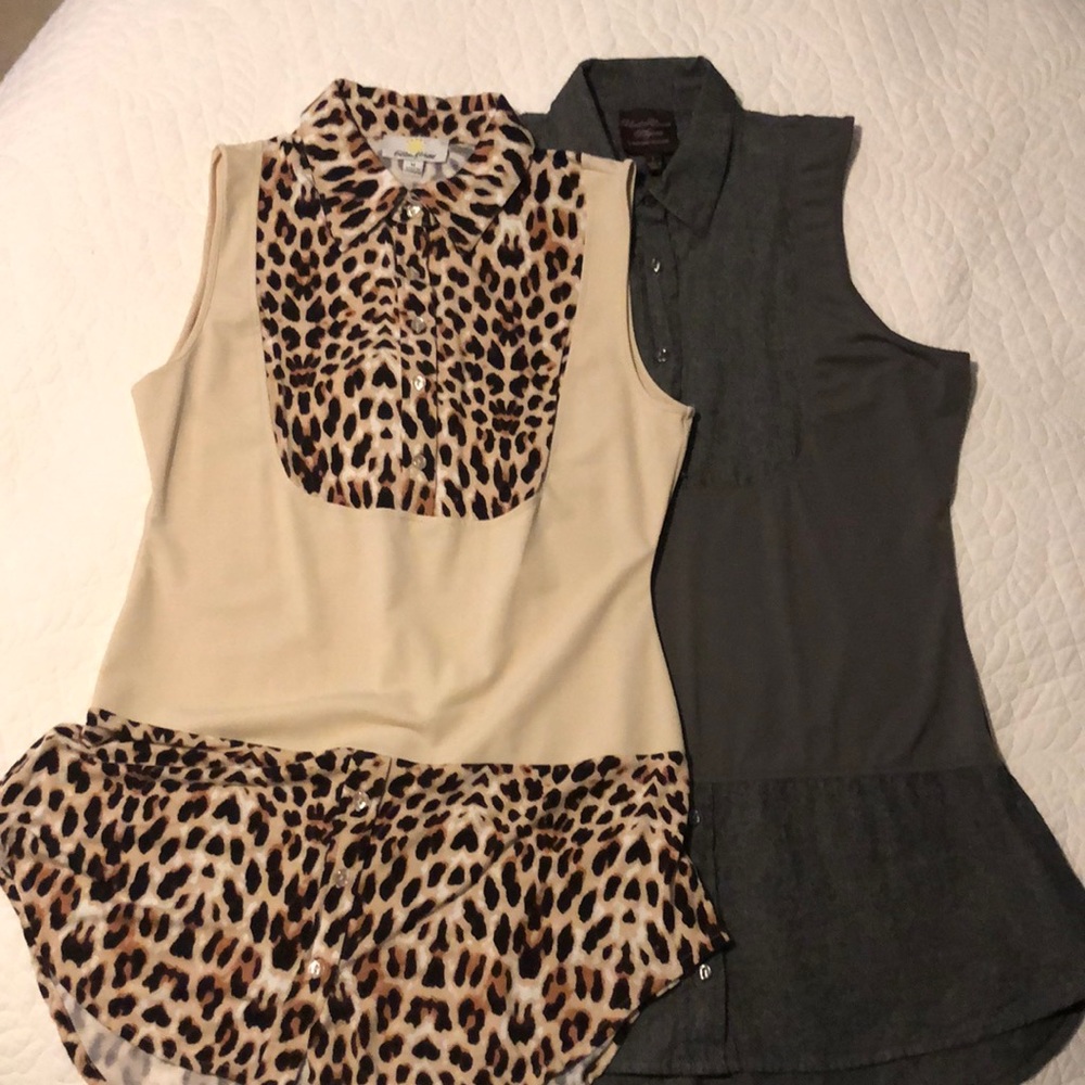 Kathleen Kirkland set of 2 collared camisoles.